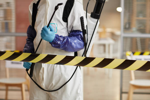 Professional Blood Cleanup technician working in Reading, MI